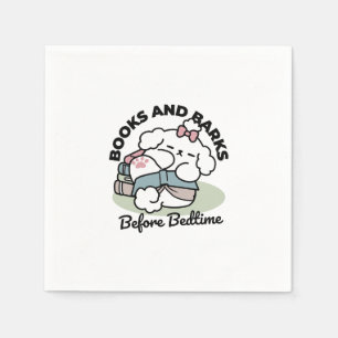 Before Bedtime with My Pup – Book and Dog Lover Napkin