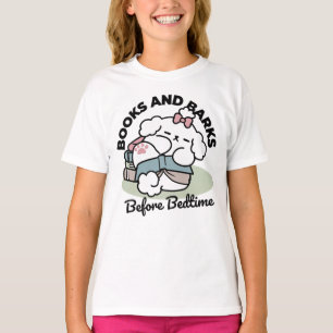 Before Bedtime with My Pup – Book and Dog Lover  T-Shirt