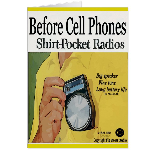 Before Cell Phone, Transistor Radios (Front)