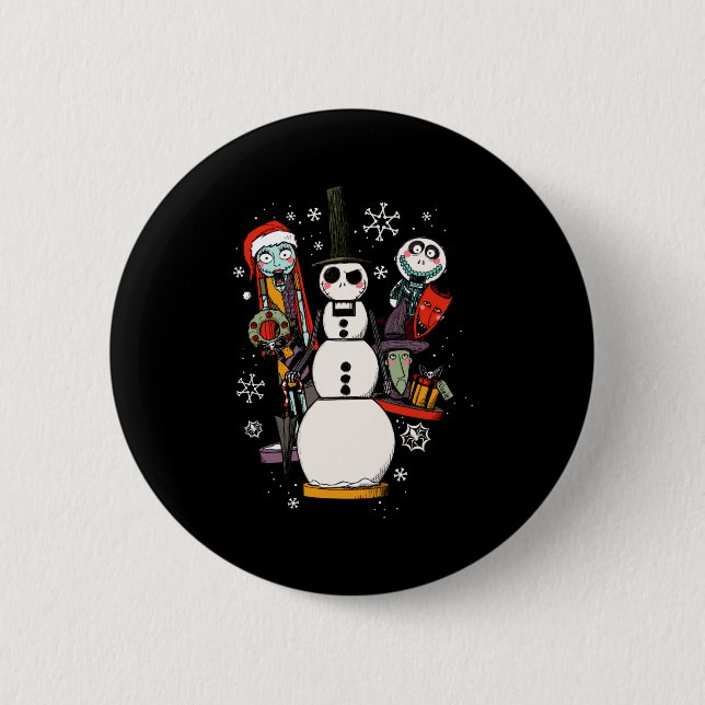 Before Christmas Nutcracker Trio  2 Inch Round Button (Front)