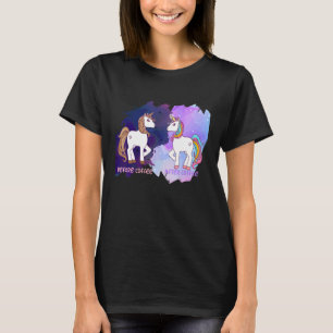 Before Coffee After Coffee Unicorn Magic T-Shirt
