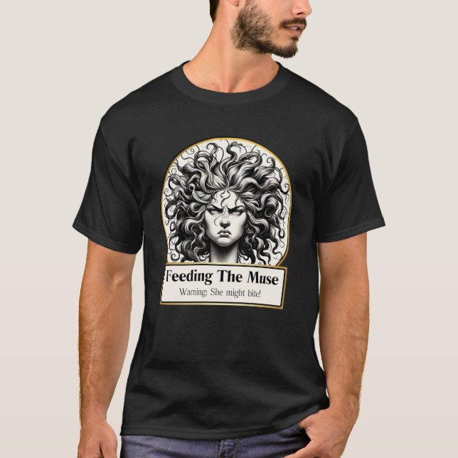 Before coffee: The Grumpy Muse Chronicles T-Shirt (Front)