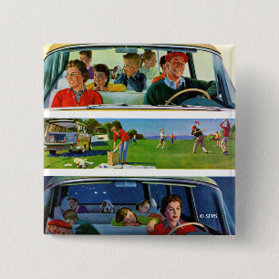 Before, During & After Picnic 2 Inch Square Button