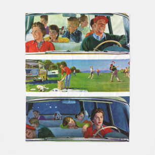 Before, During & After Picnic Fleece Blanket