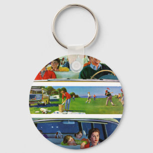 Before, During & After Picnic Keychain