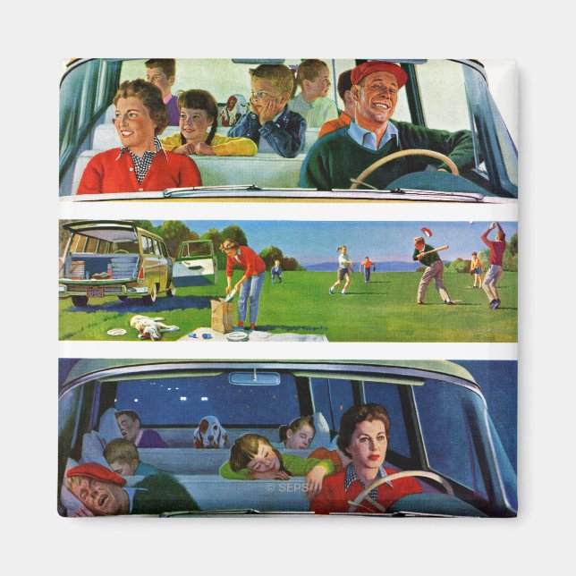 Before, During & After Picnic Magnet (Front)