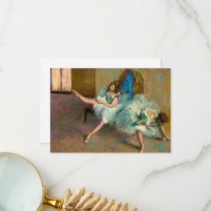 Before the Ballet by Edgar Degas Thank You Card
