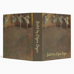 Before the Ballet by Edgar Degas, Vintage Fine Art Binder