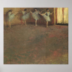 Before the Ballet by Edgar Degas, Vintage Fine Art Poster