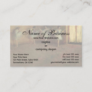 Before the Ballet (detail) by Edgar Degas Business Card