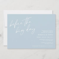 Before the Big Day Wedding Rehearsal Dinner