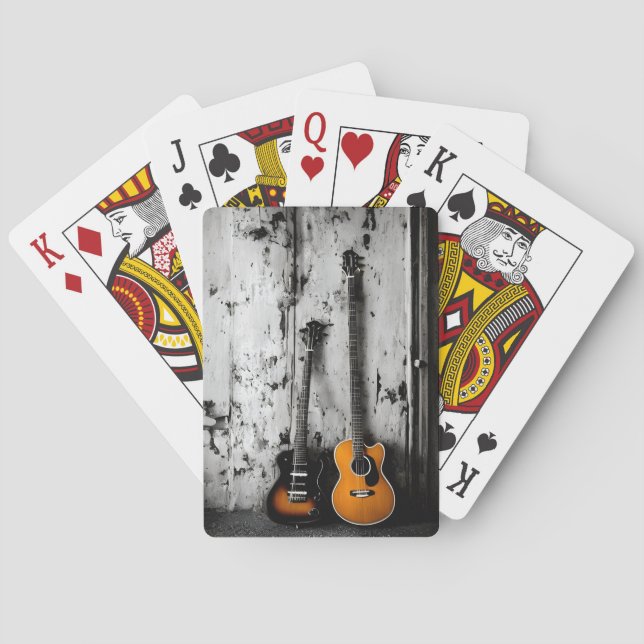 before the concert playing cards (Back)