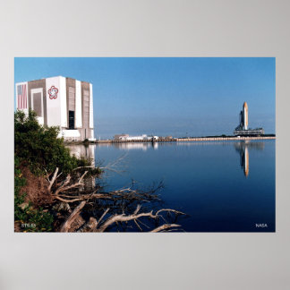 Before the Launch of Space Shuttle STS-83 Poster