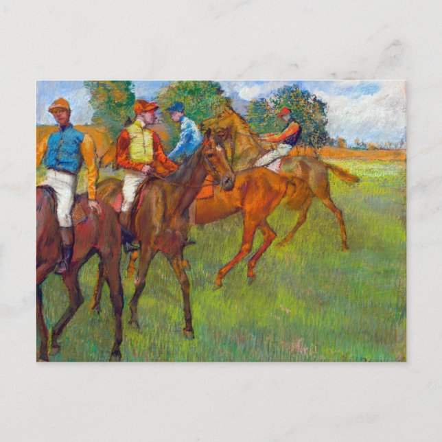 Before the Race by Edgar Degas Postcard (Front)