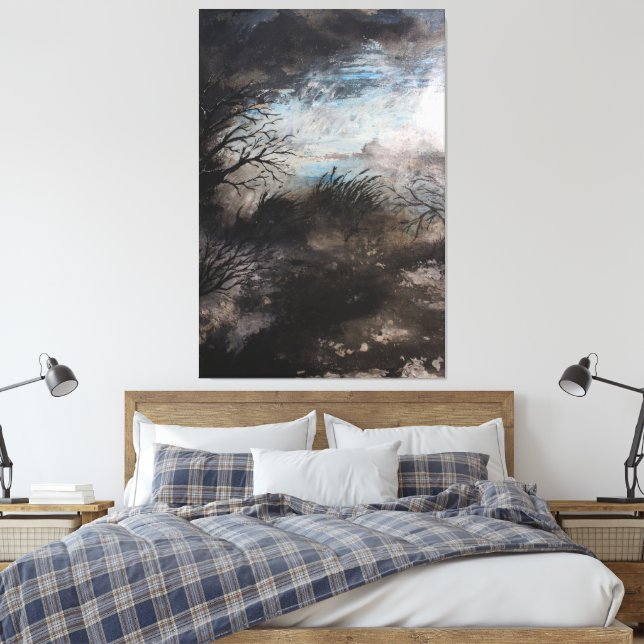Before the Storm Canvas Print (Insitu(Bedroom))
