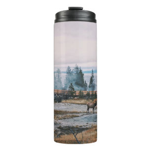 BEFORE THE SUNSET IN YELLOWSTONE NATIONAL PARK THERMAL TUMBLER
