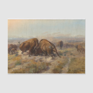 Before the White Man Came, 1903 by Charles Russell Tissue Paper