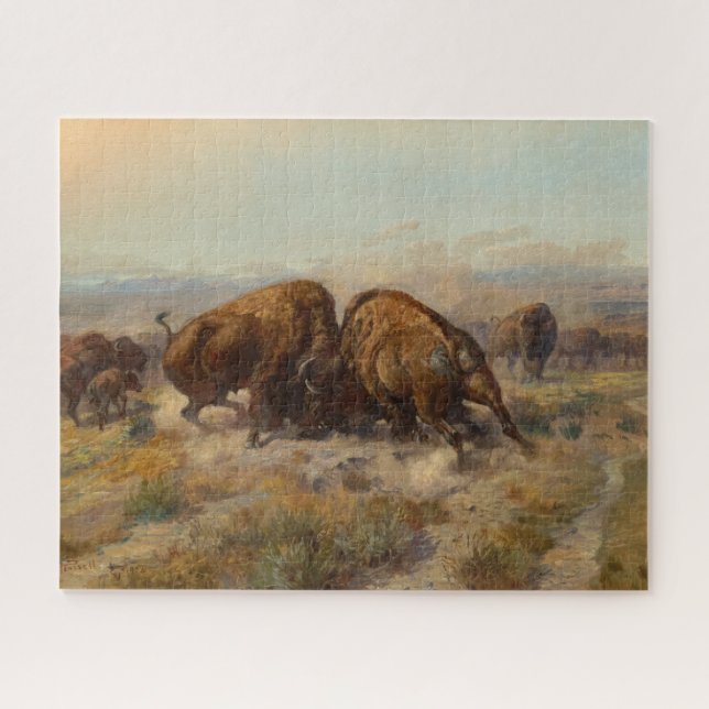 Before the White Man Came by Charles Russell Jigsaw Puzzle (Horizontal)