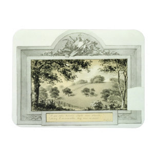 'Before' view of the grounds, from the Red Book fo Magnet