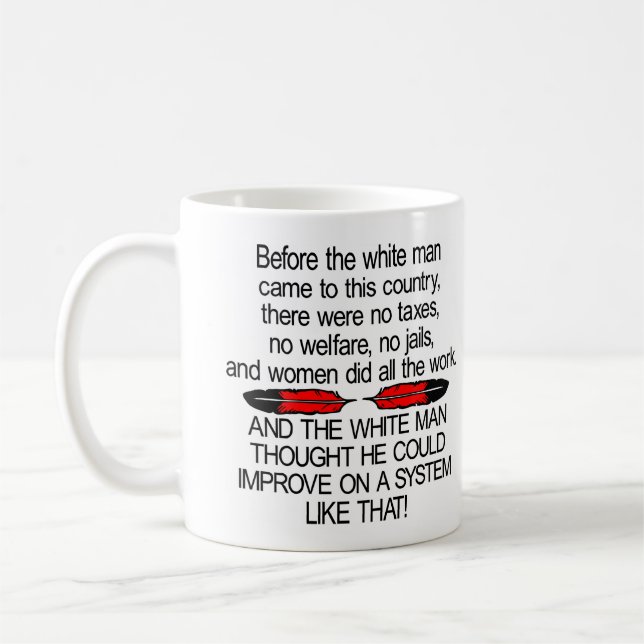 Before White Man Came 2 USA Coffee Mug (Left)
