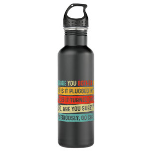 Before You Bother Me Funny Technician Techie Techi 710 Ml Water Bottle