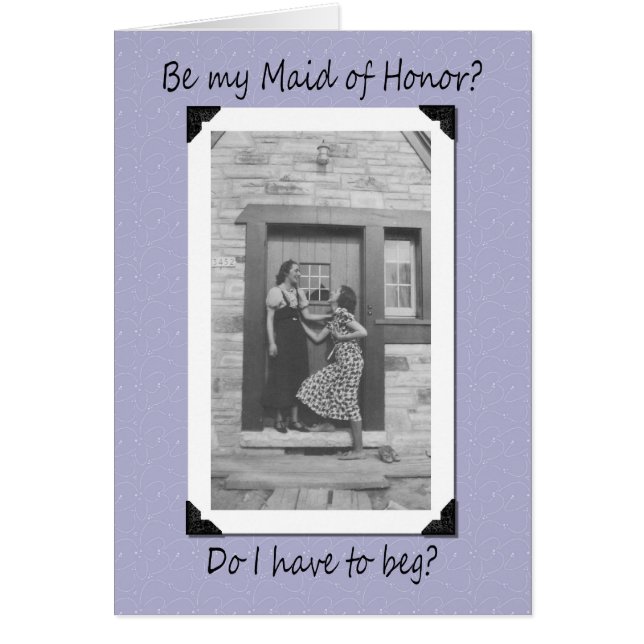 Beg for Maid of Honour (Front)
