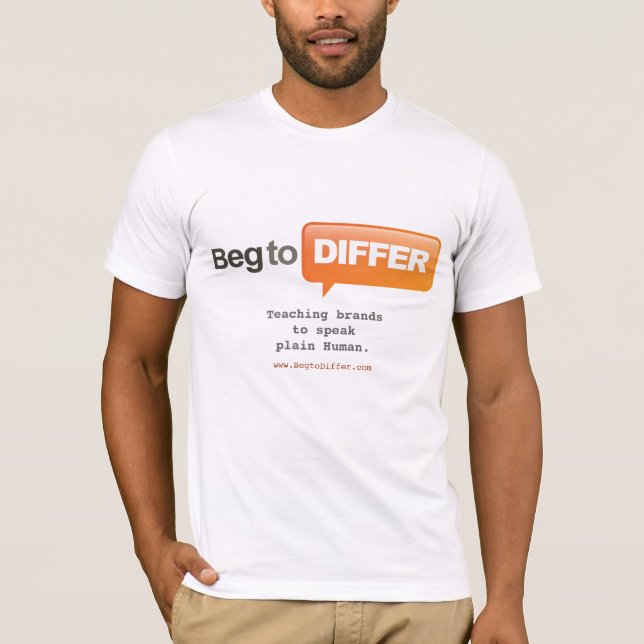Beg to Differ t-shirt (Front)