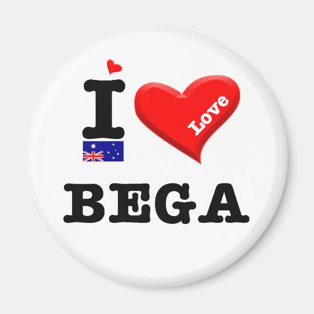 BEGA - I Love Magnet (Front)