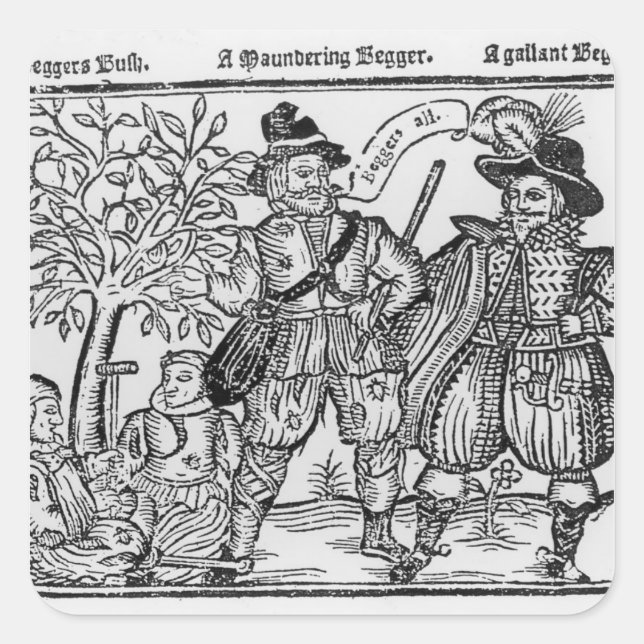 Beggars All Square Sticker (Front)