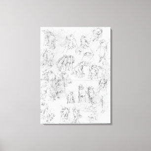Beggars Canvas Print