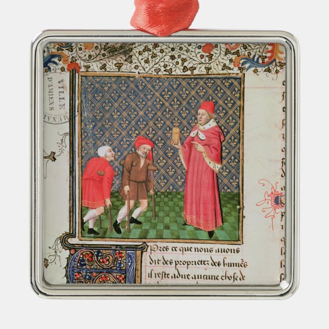 Beggars Metal Ornament (Front)