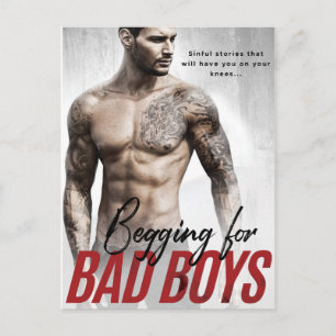Begging for Bad Boys Postcards