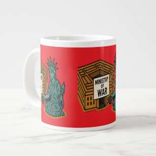 Begging for Peace: Liberty in Front of the Ministr Large Coffee Mug