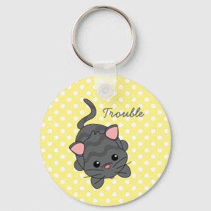 Begging Kitty Keychain
