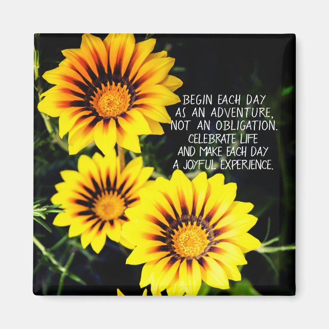 Begin each day as an adventure magnet (Front)