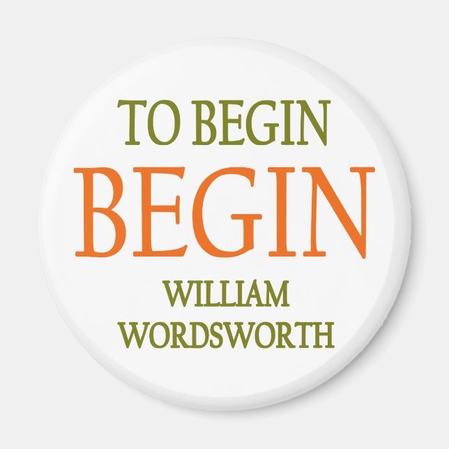 Beginning Magnet (Front)