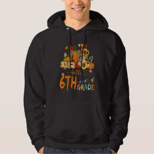 Beginning Of Autumn Fall Teacher Sunflower Hello S Hoodie