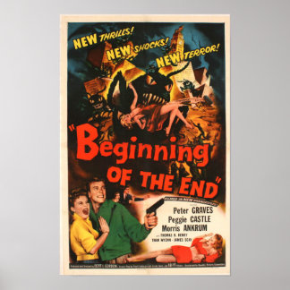 Beginning of the End 1957 Vintage film poster