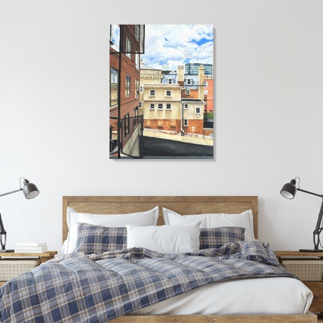 Beginnings: First Apartment Canvas Print (Insitu(Bedroom))