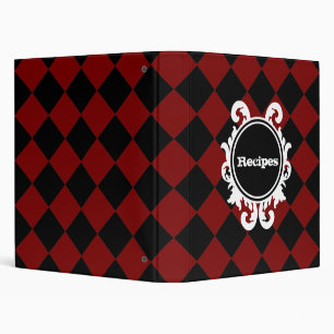 Begird le classeur (rouge) de bois d'ébène