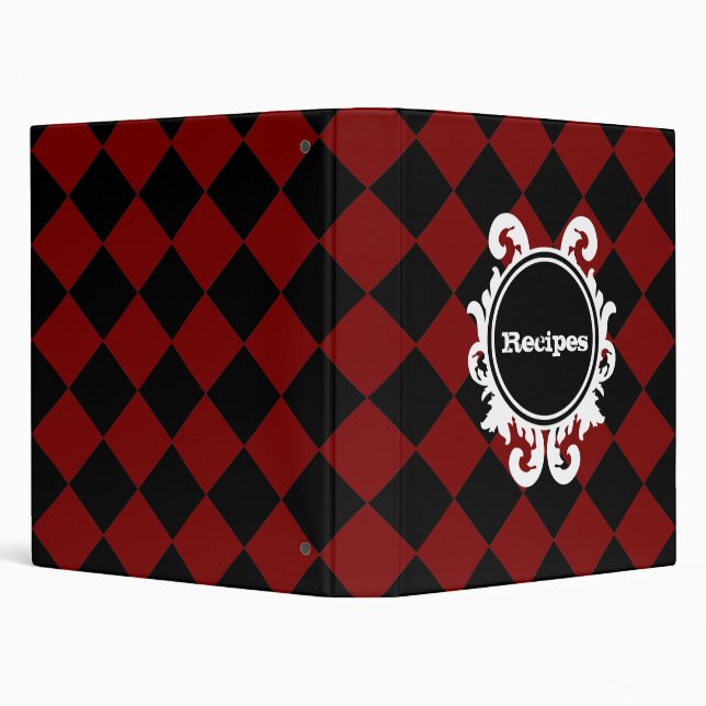 Begird le classeur (rouge) de bois d'ébène (Arrière-plan)