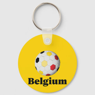 Begium Soccer Keychain