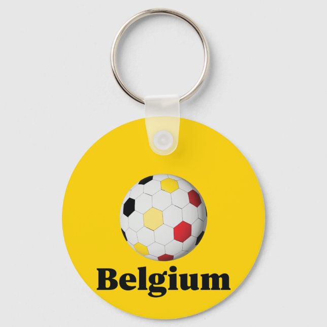 Begium Soccer Keychain (Front)