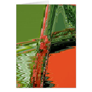 Begonia Abstract Note Card