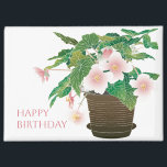 Begonia Birthday Magnet<br><div class="desc">Surprise your besties with this lovely birthday begonia magnet.</div>