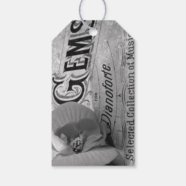 Begonia Gems Pianoforte Gift Tags (Front)