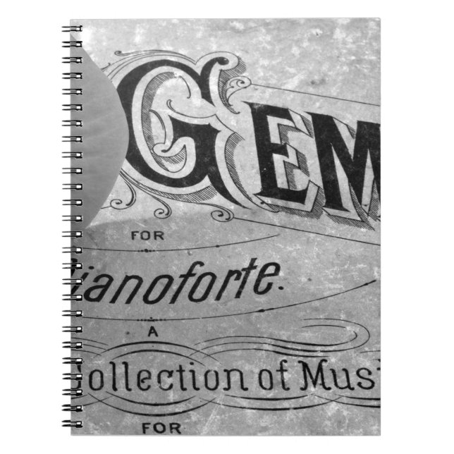 Begonia Gems Pianoforte Notebook (Front)