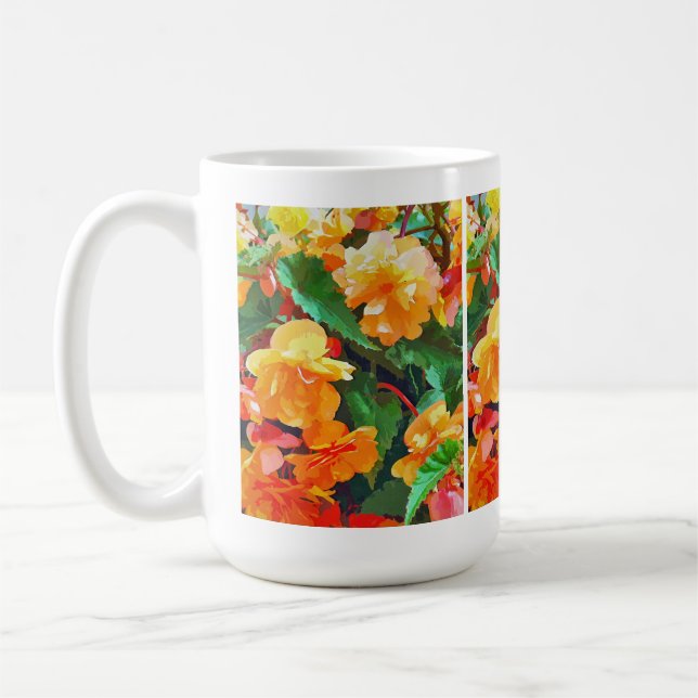 BEGONIAS CAFÉ MUG (Gauche)