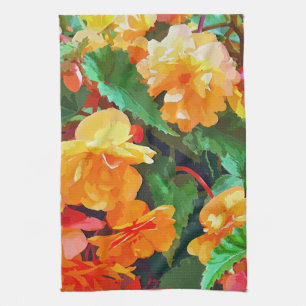BEGONIAS KITCHEN TOWEL