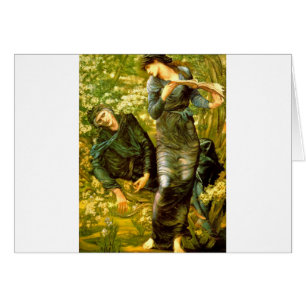 Beguiling of Merlin ~ Burne-Jones 1874 Painting
